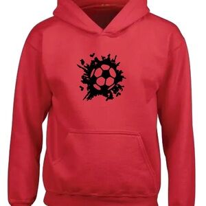 Red Soccer Hoodie